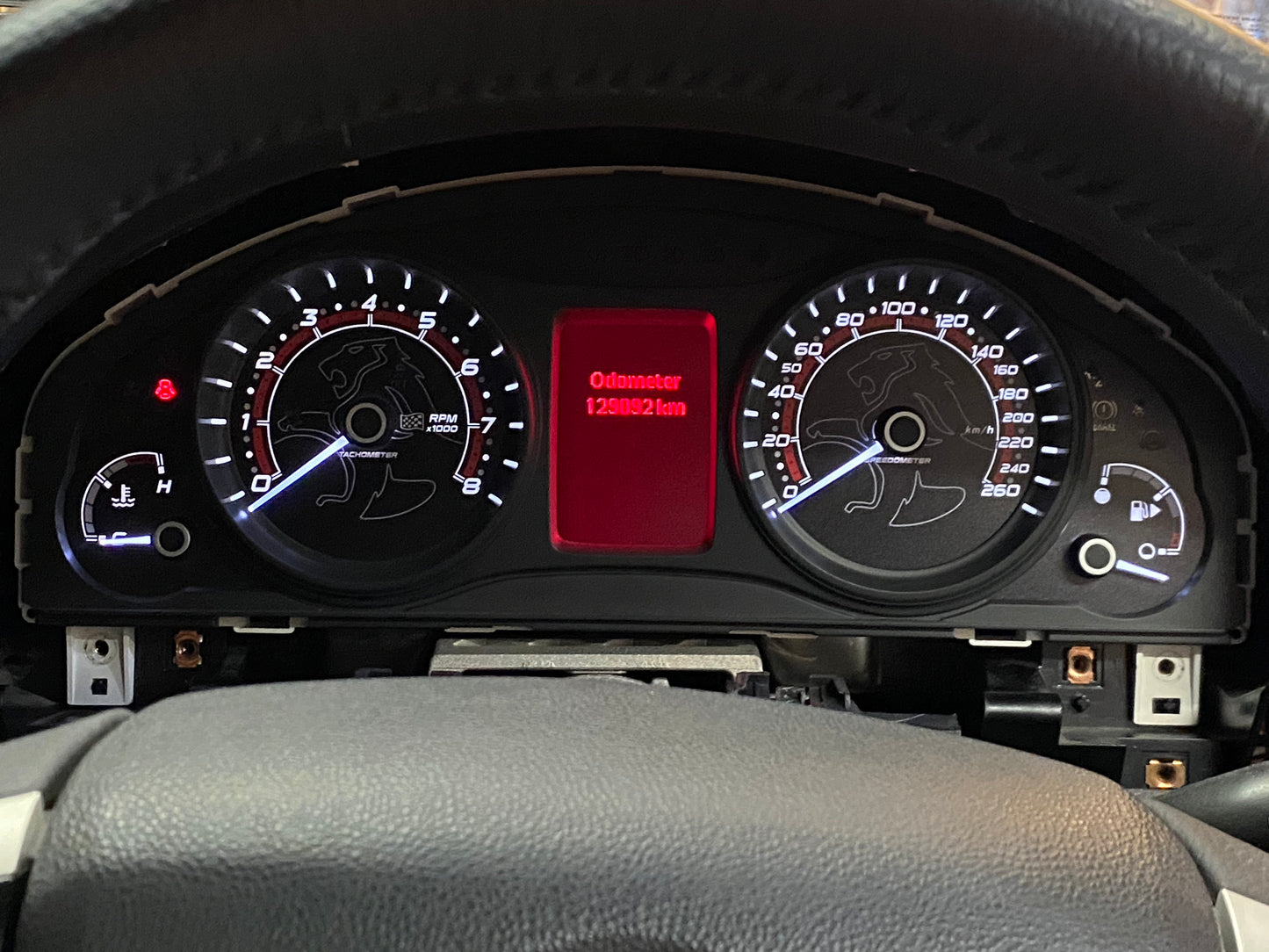 VE Commodore cluster dials (OEM bezel)